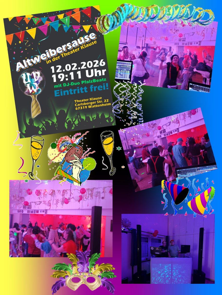 Altweibersause Watten Theater- Klause Altweiberfasching